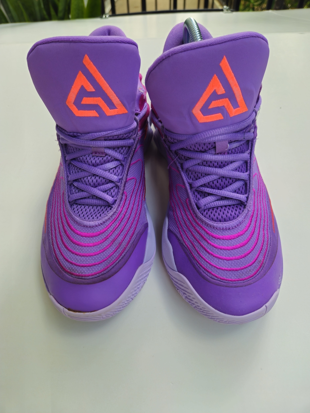 Nike Giannis Immortality 4 Black Raspberry Purple Men's Size 10 FQ3680-500 Hoop